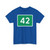 Riksvei 42 (Norway) (Road Sign) T-Shirt