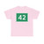 Riksvei 42 (Norway) (Road Sign) T-Shirt