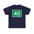 Riksvei 40 (Norway) (Road Sign) T-Shirt