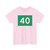 Riksvei 40 (Norway) (Road Sign) T-Shirt