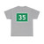 Riksvei 35 (Norway) (Road Sign) T-Shirt