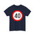 RO road sign C29 40 (Romania) (Road Sign) T-Shirt