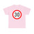 RO road sign C29 30 (Romania) (Road Sign) T-Shirt