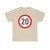 RO road sign C29 20 (Romania) (Road Sign) T-Shirt