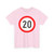 RO road sign C29 20 (Romania) (Road Sign) T-Shirt