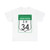 Road marker SH IN-AP 34 (India) (Road Sign) T-Shirt