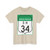 Road marker SH IN-AP 34 (India) (Road Sign) T-Shirt