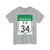 Road marker SH IN-AP 34 (India) (Road Sign) T-Shirt