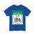 Road marker SH IN-AP 186 (India) (Road Sign) T-Shirt