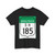 Road marker SH IN-AP 185 (India) (Road Sign) T-Shirt