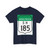 Road marker SH IN-AP 185 (India) (Road Sign) T-Shirt