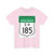 Road marker SH IN-AP 185 (India) (Road Sign) T-Shirt