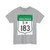 Road marker SH IN-AP 183 (India) (Road Sign) T-Shirt
