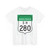 Road marker SH IN-AP 280 (India) (Road Sign) T-Shirt