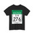Road marker SH IN-AP 276 (India) (Road Sign) T-Shirt