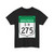 Road marker SH IN-AP 275 (India) (Road Sign) T-Shirt
