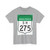 Road marker SH IN-AP 275 (India) (Road Sign) T-Shirt