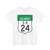 Road marker SH IN-GJ 24 (India) (Road Sign) T-Shirt
