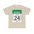 Road marker SH IN-GJ 24 (India) (Road Sign) T-Shirt