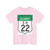 Road marker SH IN-GJ 22 (India) (Road Sign) T-Shirt