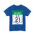 Road marker SH IN-GJ 21 (India) (Road Sign) T-Shirt