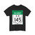 Road marker SH IN-GJ 145 (India) (Road Sign) T-Shirt
