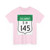 Road marker SH IN-GJ 145 (India) (Road Sign) T-Shirt