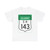 Road marker SH IN-GJ 143 (India) (Road Sign) T-Shirt
