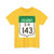 Road marker SH IN-GJ 143 (India) (Road Sign) T-Shirt
