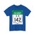 Road marker SH IN-GJ 142 (India) (Road Sign) T-Shirt
