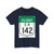 Road marker SH IN-GJ 142 (India) (Road Sign) T-Shirt