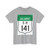 Road marker SH IN-GJ 141 (India) (Road Sign) T-Shirt