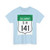 Road marker SH IN-GJ 141 (India) (Road Sign) T-Shirt