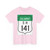 Road marker SH IN-GJ 141 (India) (Road Sign) T-Shirt