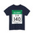 Road marker SH IN-GJ 140 (India) (Road Sign) T-Shirt