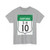 Road marker SH IN-HR 10 (India) (Road Sign) T-Shirt