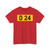 Route départementale française 24 (France) (Road Sign) T-Shirt