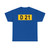 Route départementale française 21 (France) (Road Sign) T-Shirt