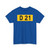 Route départementale française 21 (France) (Road Sign) T-Shirt