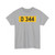Route départementale française 344 (France) (Road Sign) T-Shirt