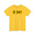 Route départementale française 341 (France) (Road Sign) T-Shirt