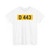 Route départementale française 443 (France) (Road Sign) T-Shirt