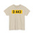 Route départementale française 443 (France) (Road Sign) T-Shirt