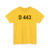 Route départementale française 443 (France) (Road Sign) T-Shirt