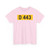 Route départementale française 443 (France) (Road Sign) T-Shirt