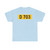 Route départementale française 703 (France) (Road Sign) T-Shirt