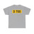 Route départementale française 700 (France) (Road Sign) T-Shirt