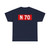 Route nationale française 70 (France) (Road Sign) T-Shirt