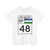 RP48-AR-R (Argentina) (Road Sign) T-Shirt
