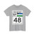 RP48-AR-R (Argentina) (Road Sign) T-Shirt